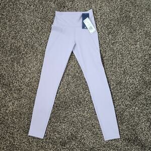 Reebok Women's NWT Lux HR Tight Leggings Size X-Small Purple Ankle One Pocket